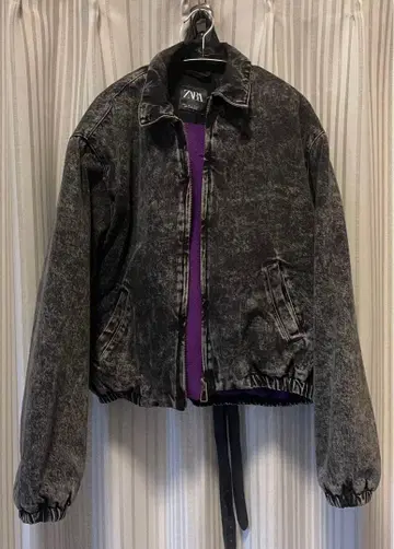 ZARA 데님 보아 자켓 1