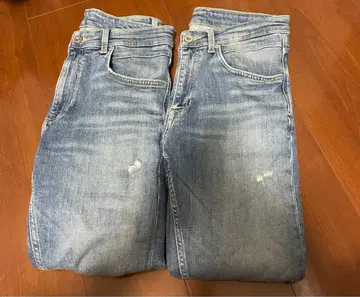 ZARA 데미지 스키니 데님 팬츠 2세트