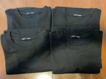 GU 소프트 코튼 크루넥 T (긴팔) 4세트