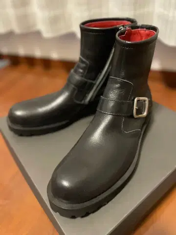 미사용 NO ID. 경량 가죽 부츠 SIZE40