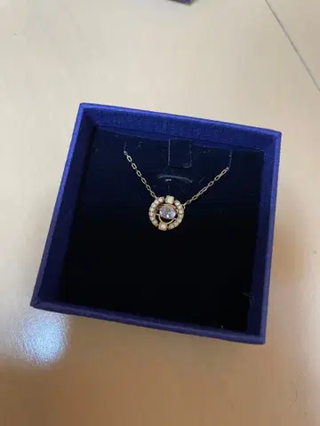 Swarovski 목걸이 골드 체인