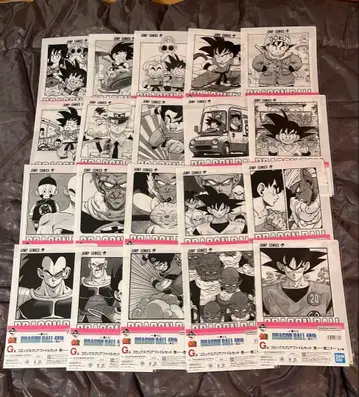 드래곤볼 40주년 제일복권 G상 클리어 파일 20종 세트