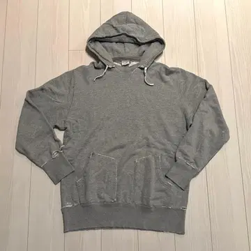 루프 휠러 poggy the man 후기형 후드티 빈티지 가공 L