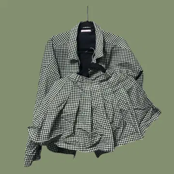 깅엄 체크 셋업