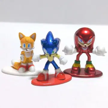 소닉 더 헤지혹 소닉 너클즈 테일즈 피규어 메탈
