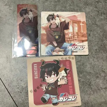 혼혈의 카레코레 마네키네코 카게치요 코스터 클리어 북마커 카레코레