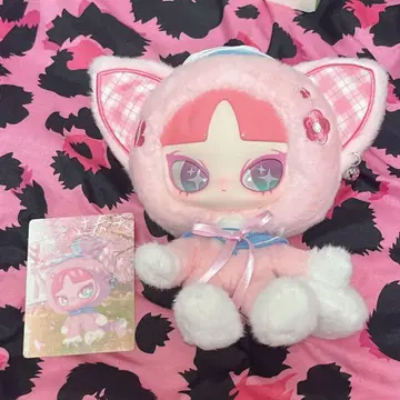 INNS 인즈 봉제 인형 핑크 고양이 봄 시리즈