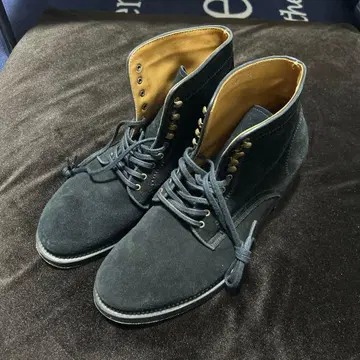 SHOEISM No.114 블랙 스웨이드 부츠