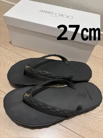 지미추 엠보싱 밑창 러버 샌들 27cm