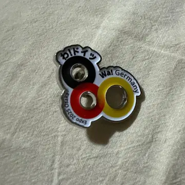 [ 미사용 새상품 ] 오사카 간사이 만박 독일관 핀 배지 EXPO2025