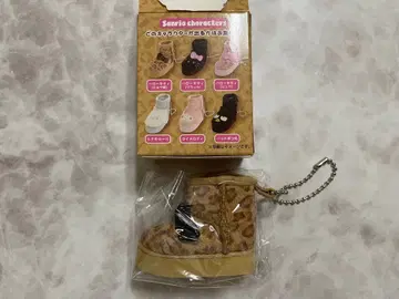 산리오 시크릿 미니 부츠 참 헬로키티 레오파드 무늬