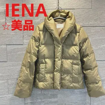 새상품급 IENA 다운 자켓 샴페인 골드 페더