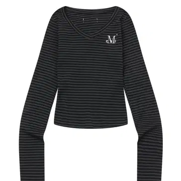 MUCENT Emma V-neck Striped Long Sleeve