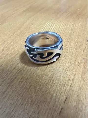 silver925 반지 플레어 디자인