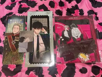 물가의 밤 BL 디오라마 한국 BOMTOON 시네마풍 티켓 트레이딩 카드