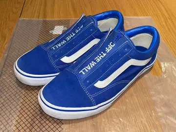 VANS OFF THE WALL 지퍼 스니커즈 블루