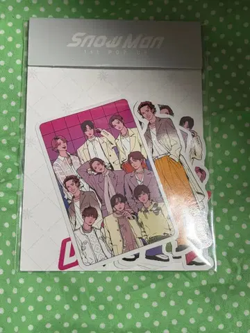 Snow Man 팝업 스티커 세트 스티커 팩 한국