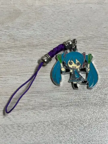 하츠네 미쿠 메탈 키링 메탈 스트랩 파