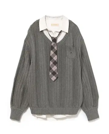 andmary Mimi girls set mini dress gray