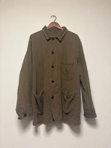 코튼 린넨 피그먼트 다이 초아 자켓