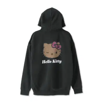 헬로 키티 블랙 후드티