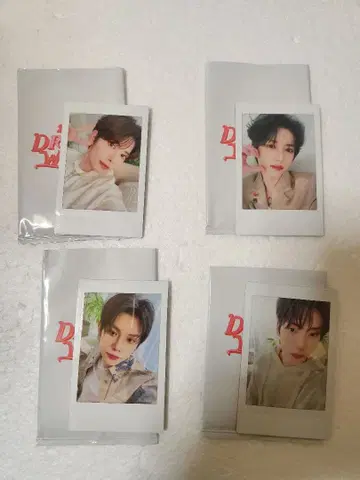 DREAM WEEK 팝업 TXT 투바 폴라로이드 4장 세트