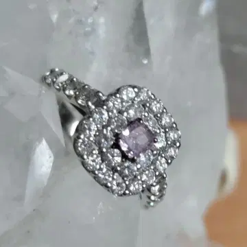 라스트 SALE FancyIIntensePinkPurple 핑크 반지