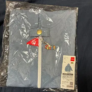 새상품 깃발 후드티 슈퍼 마리오 파랑 M 사이즈 닌텐도 스토어