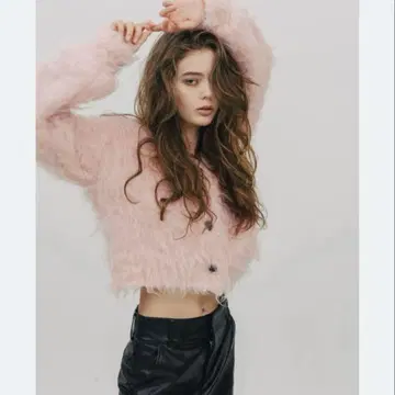 THE TOE Westminster shaggy cardigan