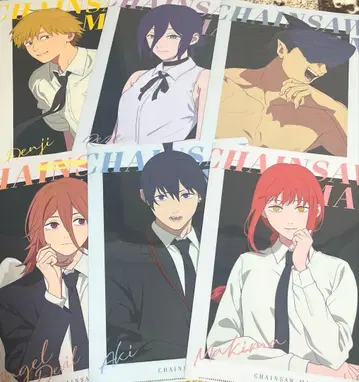 체인소 맨 로손 콜라보 클리어 파일 컴플리트 세트