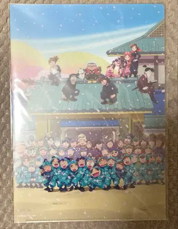 닌타마 란타로 클리어 파일 30주년 집합 그림