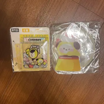 BTS BT21 minini CHIMMY 복권 아크릴 스탠드 2종 세트