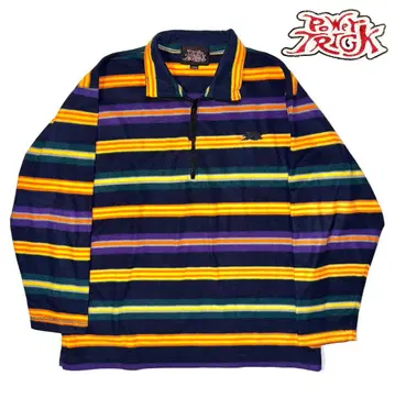 'Power Trick' 90's Fleece Half Zip [ L ]