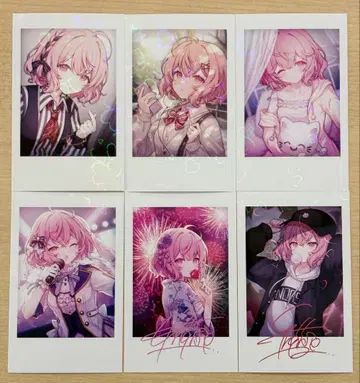 nqrse 폴라로이드풍 카드 홀로그램 사인 포함