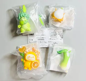 전 4종 컴프 세트 채소 요정님과 과일 요정님 엑스트라 가챠