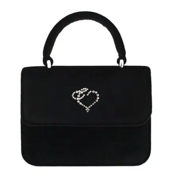 theVirgins heart logo bijou bag