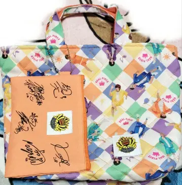 리얼피스 시마무라 콜라보 토트백 파우치 포함 미사용 새상품