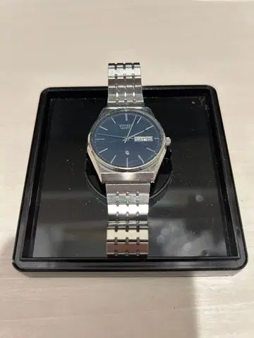 [ 작동품 ] CITIZEN 쿼츠 손목시계 크리스토론 빈티지