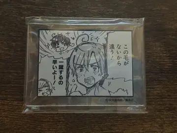 헤타리아 아니카페 시계 부품형 아크릴 배지 로마노