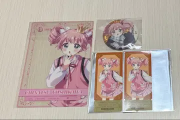 유루유리 오오무로가 아토레 요시카와 치나츠 클리어 카드 캔뱃지 특전