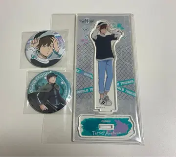 월드 트리거 아라후네 테츠지 아크릴 스탠드 캔뱃지