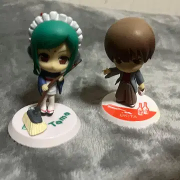 타마 오키타 소고 SD 캐릭터 피규어 (빗자루 포함)