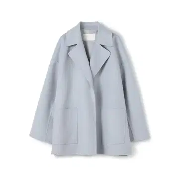 [ Ballsey ] 프리미엄 울 리버 오픈 카라 숏코트