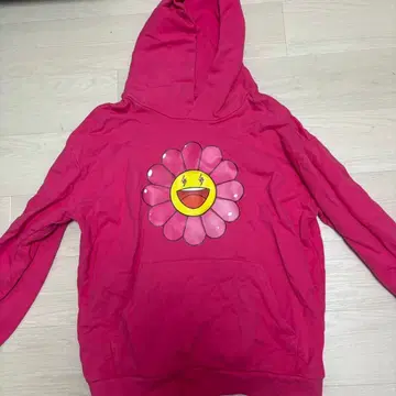 J. 발빈 핑크 후드 부착 후드티 X-LARGE