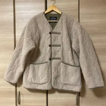 CUBE SUGAR 보아 자켓 베이지