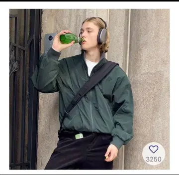 BONBON store 리버서블 플리스 자켓 2 (L) 그린