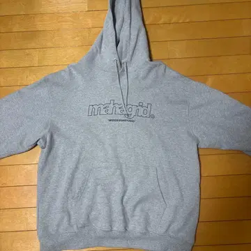 mahagrid. 그레이 후드티 L 사이즈
