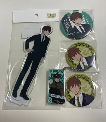 월드 트리거 아라후네 테츠지 수트 집사 아크릴 스탠드 캔뱃지