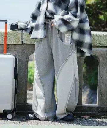 새상품 니코앤드 [be with M] 라쿠키리 맨투맨 팬츠