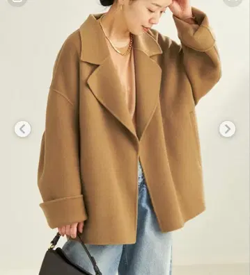 새상품 플라주 Plage 리버 셔츠 자켓 해밀턴 베이지 코트